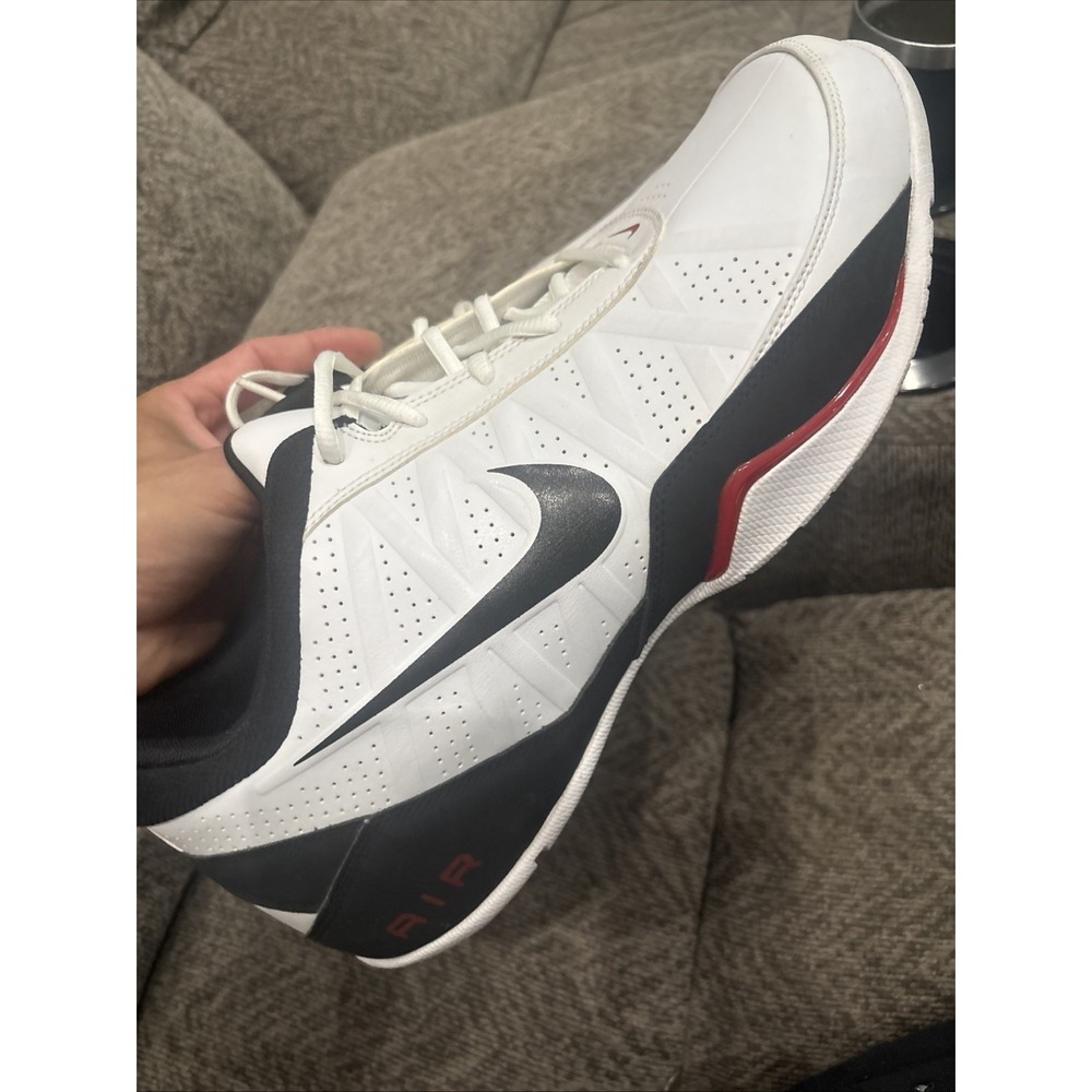 Size 14 - Nike Air Ring Leader Low White Black